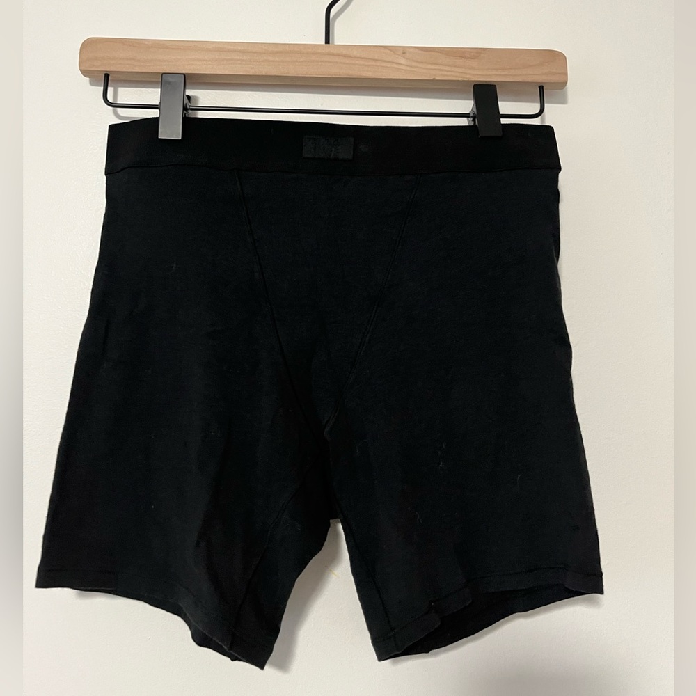 Skims Boyfriend Boxers Black
